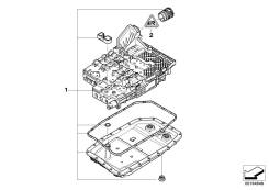 Блок управления автоматом. BMW X6, E71 BMW 6-Series, E64, E63 BMW 5-Series, E61, E60 BMW X5, E70 Двигатели: N47D20, N53B25UL, N52B25UL, N53B30UL, N54B...