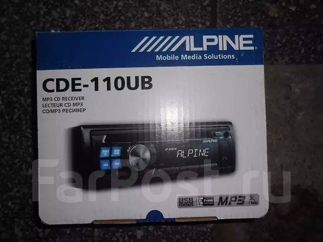 Alpine cde 110 ub схема