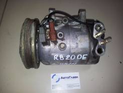 Компрессор кондиционера. Nissan Skyline, ECR32, HNR32, HR32, HCR32, ER32 Двигатели: RB20DT, RB20DE, RB20D, RB25DE, RB20DET