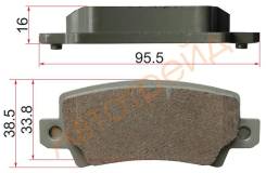 Колодки тормозные RR TOYOTA COROLLA EURO 02-06 AKOK G1279TR