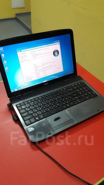 Acer Aspire 5738. 15.6", 2,2����, ��� 4 ��, ���� 80���, WiFi: 1, ����������� �� 1��. ����