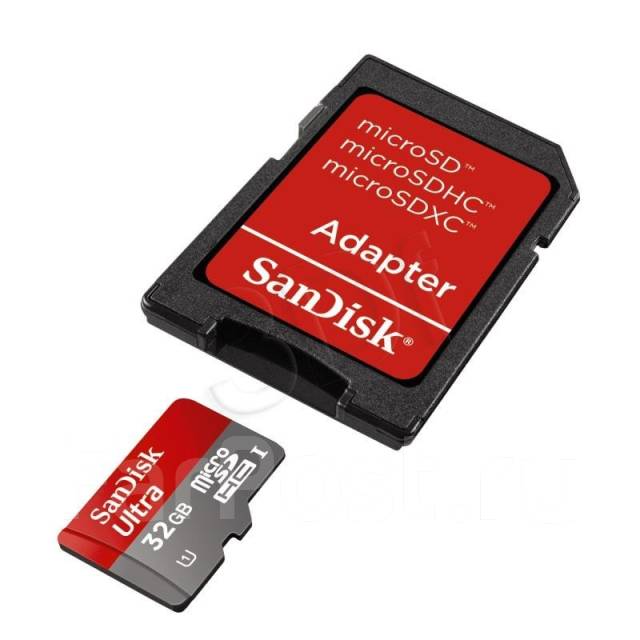 Карта памяти sandisk ultra sdhc 32 гб