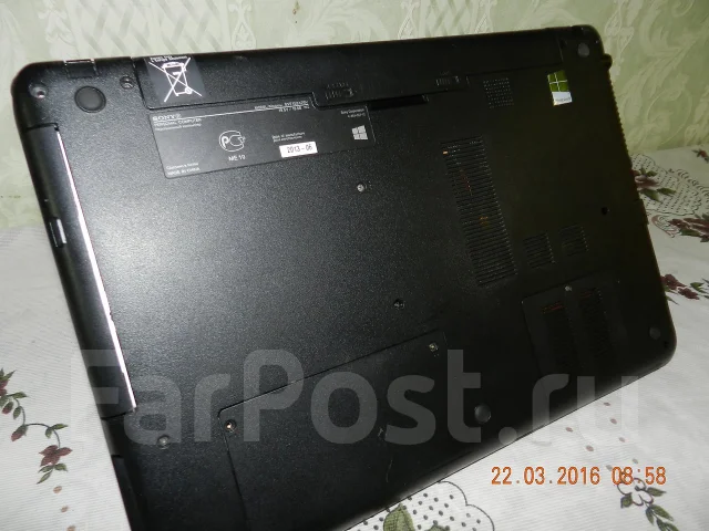 Sony VAIO SVF152A29V. 15.6", 1 500����, ��� 4 ��, ���� 500���, WiFi: 1, Bluetooth: 1, ����������� �� 3��. ����