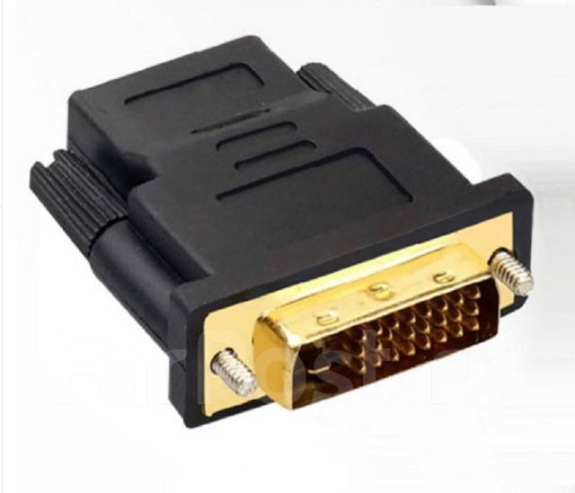 Переходник hdmi шт dvi d гн сигнал