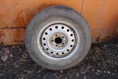 1 колесо Bridgestone липучка R15. 5.0x15 5x114.30 ET-30 ЦО 114,0 мм.