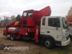 Hyundai HD120. Телескопический автогидроподъемник ПСС-132.35 (HS3570) на шасси HD-120, 5 899 куб. см., 35 м.