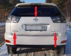 Эмблема. Toyota Harrier, GSU35, GSU36, GSU31, MCU36W, GSU30, GSU35W, GSU36W, MHU38, MCU35W, MCU31, MCU30W, MCU30, MCU31W, MHU38W, MCU35, MCU36, ACU30W...