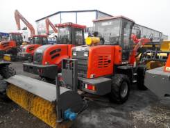Bull SL150. Погрузчик фронтальный HZM , с щеткой, 1 200 кг., Дизельный, 0,60 куб. м.