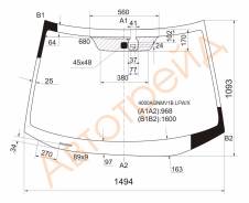 Стекло лобовое. Honda CR-V, RE3 Honda CR-V I-CTDI Двигатель N22A2