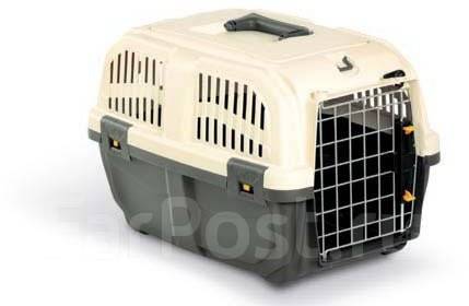 Переноска Пластиковая "Skudo 2 (55х36х35") металл. дверца с замком ...