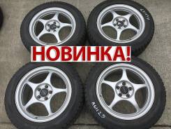 Легкие диски Enkei Racing 205/55 R16 Dunlop. 7.0x16" 5x100.00 ET48 ЦО 73,1 мм.