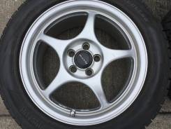 Зима Dunlop 205/55 R16 на легкой ковке Enkei Racing RP-01. 7.0x16" 5x100.00 ET48 ЦО 73,1 мм.