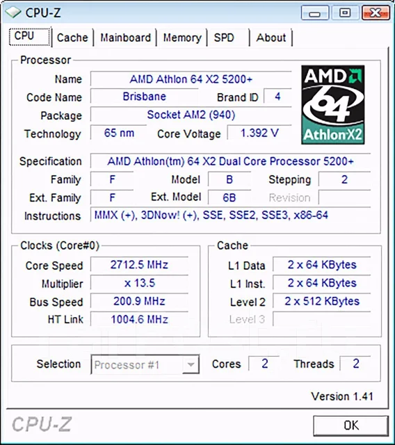 AMD Athlon 64 X2 5200+ ����