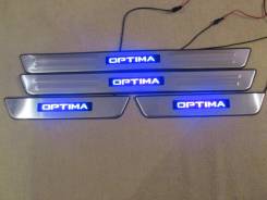 Накладка на порог. Kia Optima