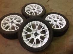 Диски литые proмо GTишки 4х98 р15+резина contyre 195/50 r15. 6.5x15 4x98.00 ET32 ЦО 58,6 мм.