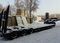 Korea Trailer Low-bed Trailer. HL3-2DNXA Трал низкорамный, 60 000 кг.