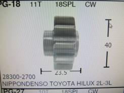 Шестерня стартера PG-18 Ф-40mm-23.5 11T oem-28300-2700 HILUX 2L