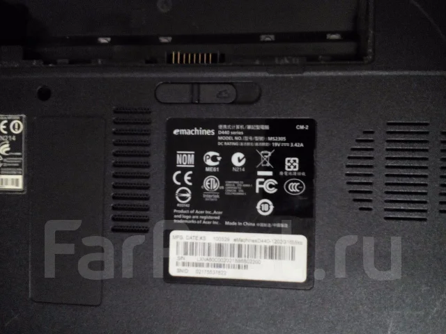eMachines D440. 14", 2,2����, ���� 320���, WiFi: 1. ��� ����� �� ������� ����