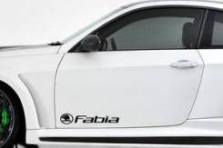 Наклейка. Skoda Fabia