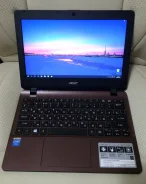 Acer Aspire E3-112. 11.6", 2,2����, ��� 2048 ��, ���� 500���, WiFi, Bluetooth, ����������� �� 4��. ����