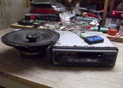 Олдскульная кассетная дека со съемной панелью Kenwood KRC-366 +AUX!