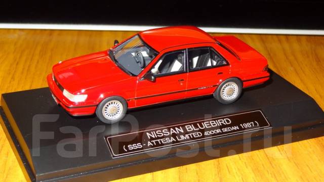 NISSAN BLUEBIRD SSS-R 1987トリコロール ハイストーリー 1/43