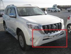 Накладка на бампер. Toyota Land Cruiser Prado, GDJ150L, GRJ151, GDJ150W, GRJ150, GRJ150L, GDJ151W, TRJ150, KDJ150L, GRJ150W, GRJ151W, TRJ150W. Под зак...