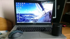 Asus N76VM. 17", 2 400����, ��� 8 ��, ���� 1 000���, WiFi: 1, Bluetooth: 1, ����������� �� 4��. ����