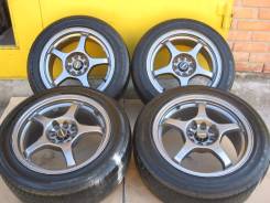 Диски A-Tech R16+жирное лето 205/55R16 остаток 95%. 7.0x16 4x100.00, 4x114.30 ET38