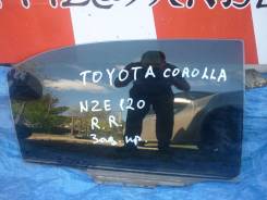 Стекло боковое. Toyota Corolla, ZZE130, ZZE121, NZE120, ZZE122, CE120, NZE121 Toyota Corolla Fielder, NZE124, ZZE124, CE121, ZZE122, NZE120, NZE121 Дв...