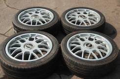 Комплект дисков BBS R17 7+33/8+38, MADE in Japan, Forged + ШИНЫ. 7.0/8.0x17 5x114.30 ET33/38