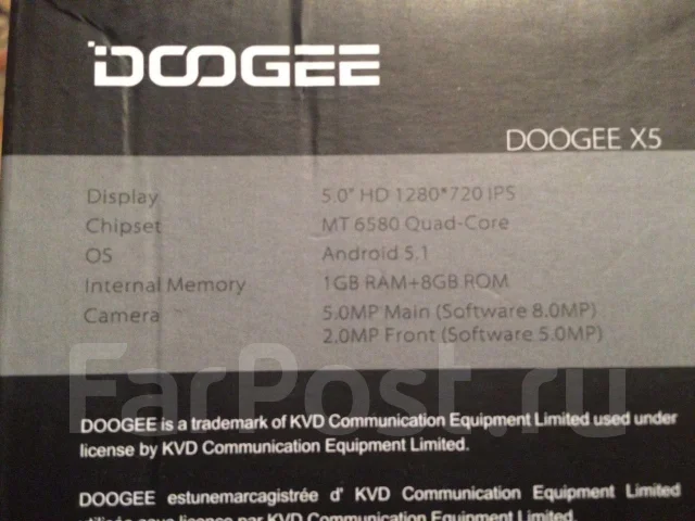DOOGEE X5 ����