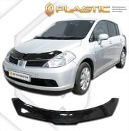 Дефлектор капота. Nissan Tiida, C11, C11X
