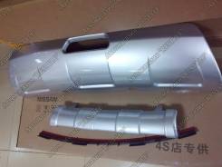 Накладка на бампер. Nissan Qashqai, J10, J10E Nissan Dualis, KNJ10, KJ10, NJ10, J10. Под заказ