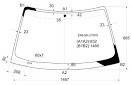 Стекло лобовое. BMW 3-Series, E46/3, E46/2, E46/4