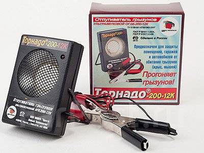 Ультразвуковой отпугиватель грызунов Торнадо 200-12К авто. г. Тольятти ...