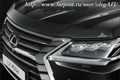 Дефлектор капота. Lexus LX450d, URJ200 Lexus LX570, SUV, URJ201, URJ201W, URJ200 Двигатели: 1VDFTV, 3URFE