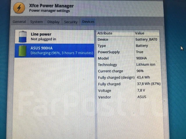 Asus Eee PC 900HA. 9", 2����, ��� 1024 ��, ���� 8���, WiFi: 1, ����������� �� 1��. ����