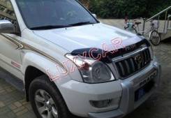 Дефлектор капота. Toyota Land Cruiser Prado, GRJ120, GRJ120W, KDJ120, KDJ120W, KZJ120, LJ120, RZJ120, RZJ120W, TRJ120, TRJ120W, VZJ120, VZJ120W