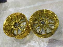 RAYS VOLK RACING. 10.5/9.5x18, 5x100.00, 5x114.30, ET22/35
