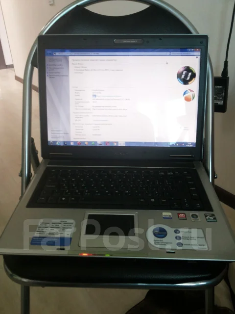 Asus F3Ke. 15.4", 1,9����, ��� 2048 ��, ���� 160���, WiFi: 1, Bluetooth: 1 ����