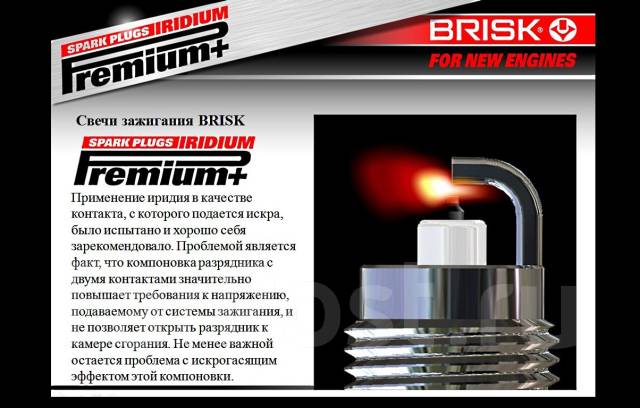 Иридиевые Свечи Зажигания Brisk Iridium =KR7AI, IKR7D, IXU22, и др ...