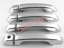 Накладка на ручки дверей. Toyota Land Cruiser Prado, TRJ125, TRJ12, GDJ150W, GDJ151W, TRJ120, KDJ150L, GRJ150W, TRJ120W, GRJ151W, TRJ150W, TRJ125W, GR...