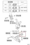 Сайлентблок подвески. Toyota: Yaris Verso, Yaris, Vitz, ist, Funcargo, WiLL Cypha, Raum, Porte, Belta, Echo Verso, Ractis, Echo, Platz, Sienta Двигате...