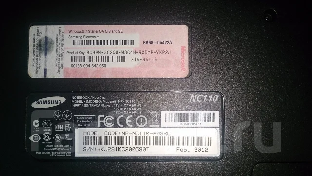 Samsung NC110. 10.1", 1 066����, ��� 2048 ��, ���� 2���, WiFi: 1, Bluetooth: 1 ����