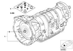 Оборотная (восстановленная) АКПП с электрогидр. приводом A5S 390R - YZ. BMW X5, E53. Под заказ
