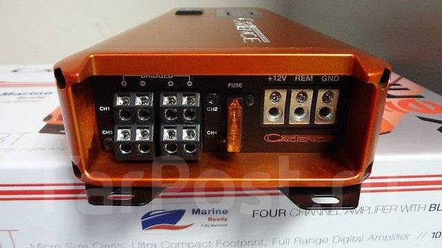 Усилитель мощности Cadence XAM-500.4BT 4-канальный) с Блютузом Марин ...