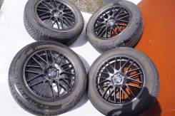 Литье Enkei 5х100R17 и летняя резина Yokohama 225/55R17. 7.0x17 5x100.00 ET45