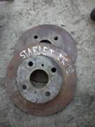 Диск тормозной. Toyota: Tercel, Corsa, Cynos, Corolla II, Paseo, Starlet Двигатели: 5EFE, 1NT, 4EFE, 2E, 3EE, 2EE, 1E, 1N, 4EF