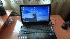 Lenovo G580. 15.6������� (40���), ��� 2048 ��, ���� 450 ��, WiFi, Bluetooth, ����������� �� 5 �.